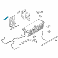 OEM 2012 BMW ActiveHybrid 5 Battery Carriers Diagram - 61257634568