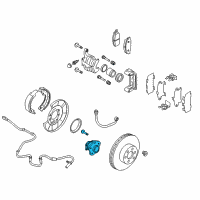 OEM 2004 Nissan Murano Hub Assy-Rear Diagram - 43202-CA000