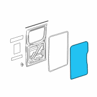 OEM 2009 Dodge Sprinter 3500 WEATHERSTRIP-Cargo Door Diagram - 68014676AA