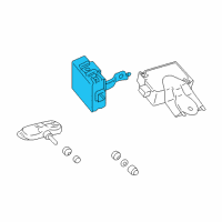 OEM 2013 Lexus GX460 Computer, Tire Pressure Monitor Diagram - 89769-60050