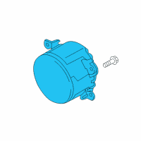 OEM Ford Fog Lamp Assembly Diagram - FR3Z-15200-A