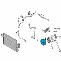 OEM Lincoln Clutch & Pulley Diagram - CV6Z-19D786-B
