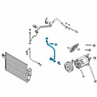 OEM 2015 Ford Escape Evaporator Tube Diagram - CV6Z-19D742-E