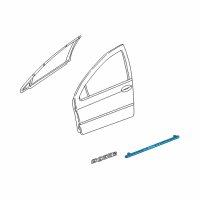 OEM 2004 Chrysler Concorde Molding-Front Door Diagram - 5018314AA