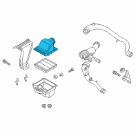 OEM 2017 Ford F-150 Upper Cover Diagram - FL3Z-9661-B