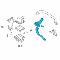 OEM 2017 Ford F-150 Inlet Tube Diagram - FL3Z-9C623-E