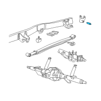 OEM 2005 Ford Excursion Spring Bushing Diagram - YC3Z-5781-AA