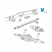 OEM Ford Spring Assembly Shackle Diagram - 1C3Z-5776-BA