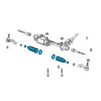 OEM 2016 Cadillac ATS Boot Kit Diagram - 22789026