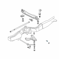 OEM Chevrolet S10 Blazer Insulator, Front Stabilizer Shaft Diagram - 15958933