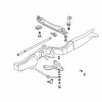 OEM 1992 GMC Typhoon Insulator, Front Stabilizer Shaft Diagram - 15958933