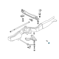 OEM 1993 Chevrolet S10 Clamp, Front Stabilizer Shaft Insulator Diagram - 15677617