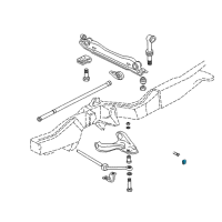 OEM 1987 Chevrolet S10 Clamp, Front Stabilizer Shaft Insulator Diagram - 15677617