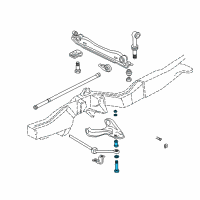 OEM Oldsmobile Bravada Stabilizer Link Diagram - 15024511