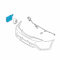 OEM 2011 Hyundai Genesis Coupe Unit Assembly-Rpas Diagram - 95700-2M000