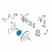 OEM Nissan Armada Hub Assembly Rear Diagram - 40202-9GG0A