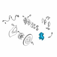 OEM Nissan Titan Member-Torque, Front, RH Diagram - 41014-ZC00A