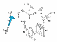 OEM Kia Telluride Ignition Coil Diagram - 273103L000