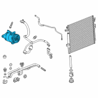 OEM 2015 GMC Canyon Compressor Assembly Diagram - 84786601