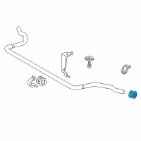 OEM 2007 Chrysler Crossfire BUSHING-SWAY Bar Diagram - 5104862AB