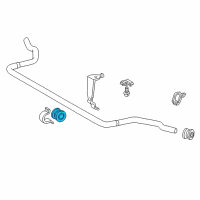 OEM 2006 Chrysler Crossfire BUSHING-SWAY ELIMINATOR Diagram - 5098933AA