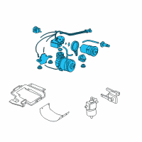 OEM 2006 Pontiac Montana Compressor Assembly Diagram - 15219513