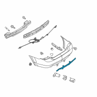 OEM 2011 Mercury Milan Deflector Diagram - 6N7Z-17808-BA