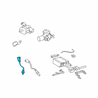 OEM 2017 Toyota Tundra Front Oxygen Sensor Diagram - 89467-0C070