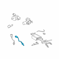 OEM 2018 Toyota Sequoia Rear Oxygen Sensor Diagram - 89465-0C260