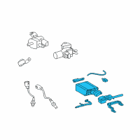 OEM Toyota Sequoia Vapor Canister Diagram - 77740-0C100