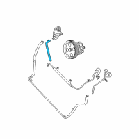 OEM 2009 Dodge Grand Caravan Hose-Power Steering Reservoir Diagram - 4743678AC