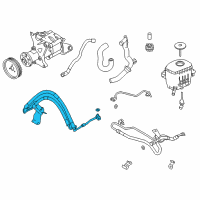 OEM 2011 BMW 750Li EXPANSION HOSE 1ST PART Diagram - 32-41-6-850-668