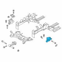 OEM 2018 Hyundai Kona Transaxle Mounting Bracket Assembly Diagram - 21830-F2100