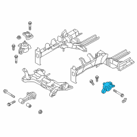 OEM Hyundai Elantra GT Transaxle Mounting Bracket Assembly Diagram - 21830-F2100