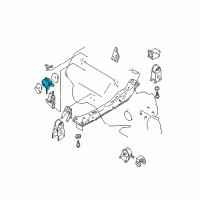OEM Infiniti I30 INSULATOR - Engine Mounting, Front Diagram - 11210-2Y00E