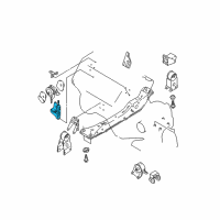 OEM 2002 Nissan Maxima Engine Mounting Bracket Diagram - 11231-5Y800