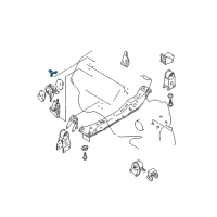 OEM 2003 Nissan Maxima Engine Mounting Stay, Right Diagram - 11237-2Y500