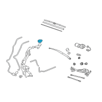 OEM 2006 Honda Civic Cap Unit, Mouth Diagram - 76802-SJD-003