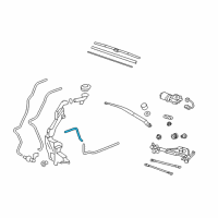 OEM 2011 Honda CR-V Tube (560MM) Diagram - 76868-SWA-003