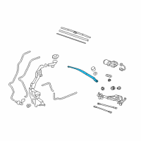 OEM 2007 Honda CR-V Arm, Windshield Wiper (Passenger Side) Diagram - 76610-SWA-A01