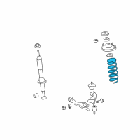 OEM 2018 Toyota 4Runner Coil Spring Diagram - 48131-35630