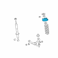 OEM 2013 Lexus GX460 Front Suspension Support Sub-Assembly Diagram - 48609-60100