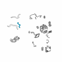 OEM 2009 Toyota Camry Water Inlet Hose Diagram - 87245-06650