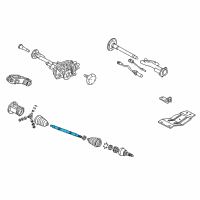 OEM 1999 Cadillac Escalade Shaft, Front Wheel Drive Diagram - 26056795