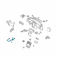 OEM 2007 Hyundai Tiburon Lock Assembly-Steering & Ignition Diagram - 81920-2CB20