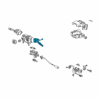 OEM Honda Switch Assembly, Wiper Diagram - 35256-S9V-A01