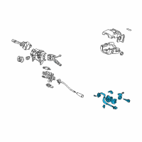 OEM Honda Lck Assy, Steering Diagram - 35100-S9V-319NI