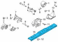 OEM 2022 Ford F-150 SUPPORT Diagram - ML3Z-6A023-A