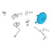 OEM 2010 Ford Focus Booster Assembly Diagram - 9S4Z-2005-A