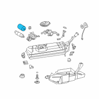 OEM 2007 Chrysler Crossfire Filter-Fuel Diagram - 5097052AA